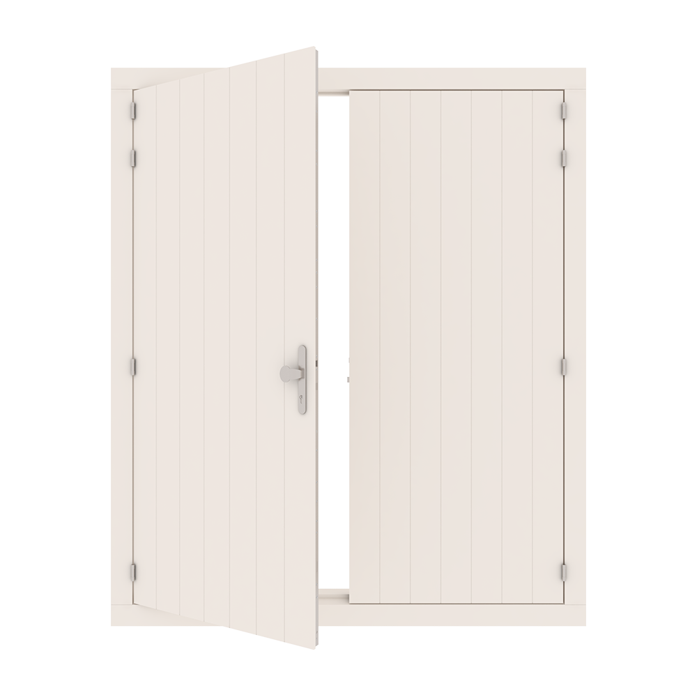 Dichte-garagedeur-groeven-open